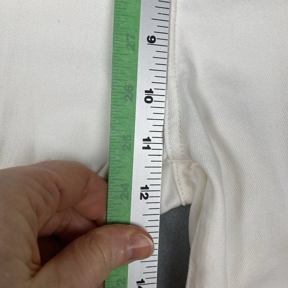 DL1961 Chrissy Ankle Jeans Womens 28 Ultra High Rise Instasculpt Skinny White - Picture 9 of 10